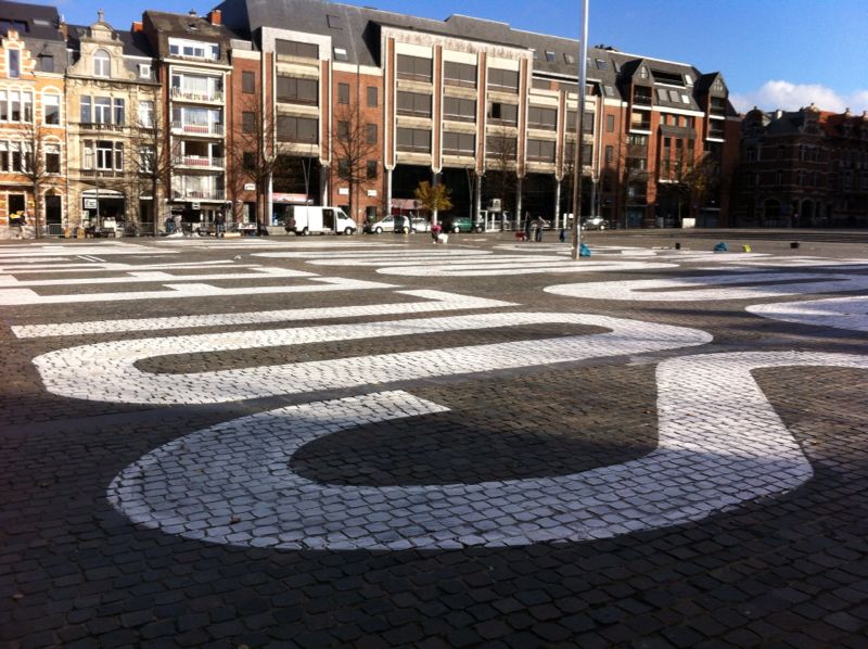 MANS Urban Exposure - Tijdelijke krijtcampagne BBDO Leuven België (7)